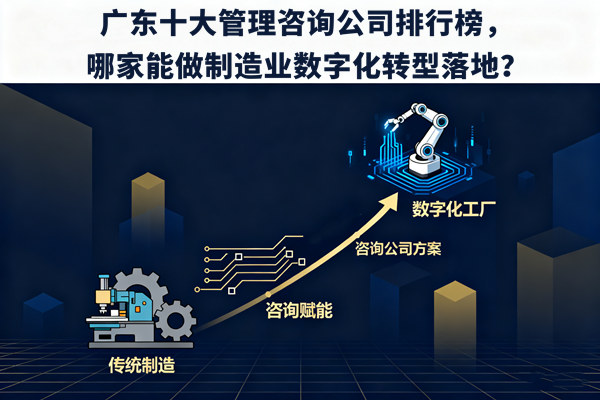廣東十大管理咨詢公司排行榜，哪家能做制造業(yè)數(shù)字化轉(zhuǎn)型落地？