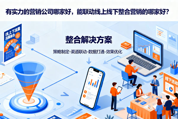 有實力的營銷公司哪家好，能聯(lián)動線上線下整合營銷的哪家好？