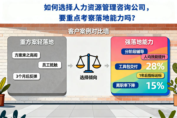 如何選擇人力資源管理咨詢公司，要重點(diǎn)考察落地能力嗎？