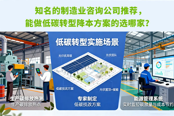 知名的制造業(yè)咨詢公司推薦，能做低碳轉(zhuǎn)型降本方案的選哪家？